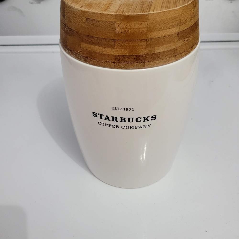 Starbucks coffee canister